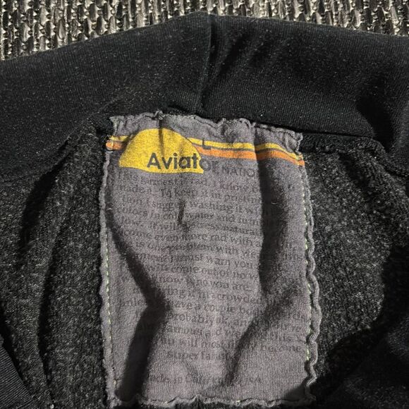 Aviator Nation Dark Gray Rainbow Prism Jogger Pants Size Large - Picture 6 of 8